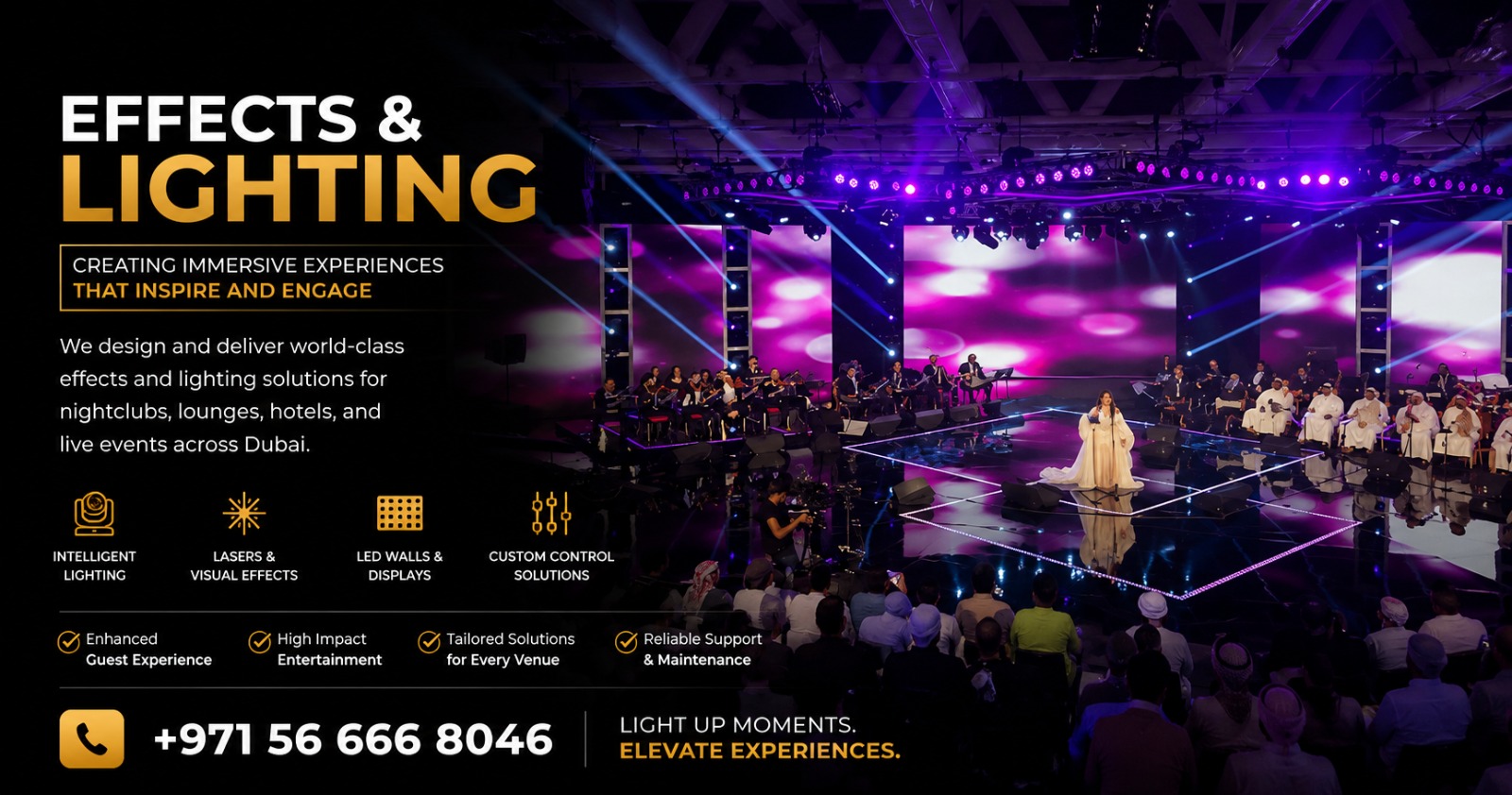 Effects and Lighting in Dubai | STELLAR SHOW